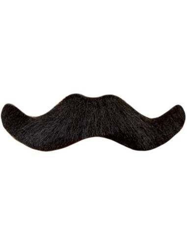 Moustache stylisée noire