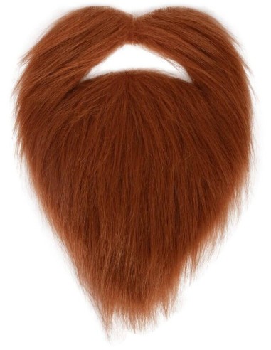 Barbe rousse avec moustache