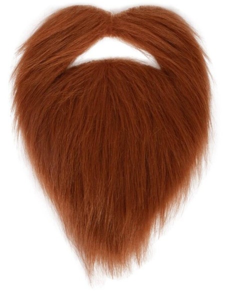 Barbe rousse avec moustache