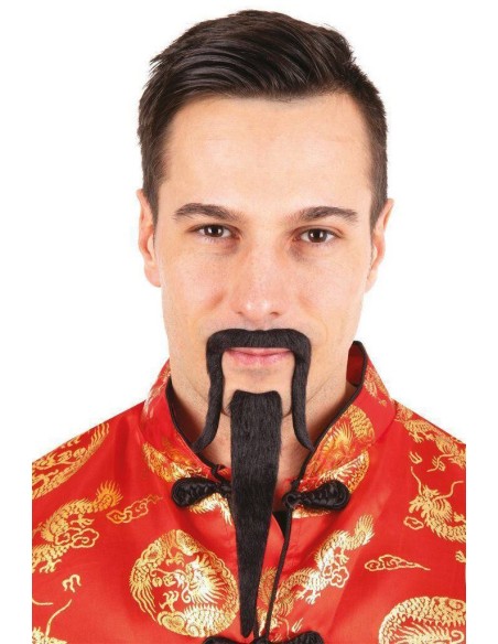 Barbe et moustache de mandarin