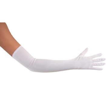 Gants longs blancs