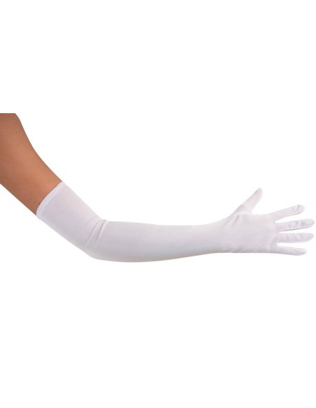 Gants longs blancs