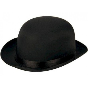 Chapeau melon feutre noir