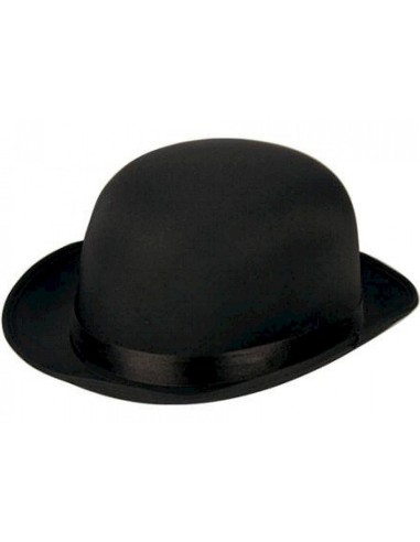 Chapeau melon feutre noir