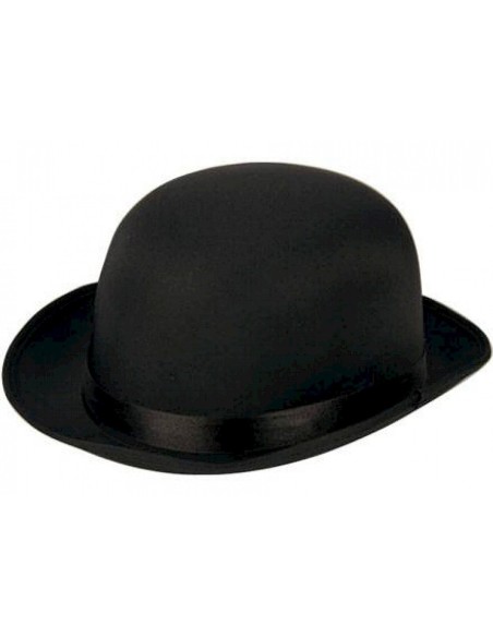 Chapeau melon feutre noir