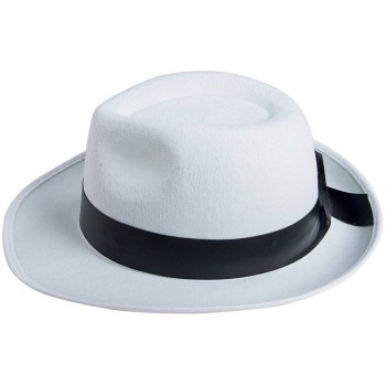 Chapeau borsalino feutre blanc