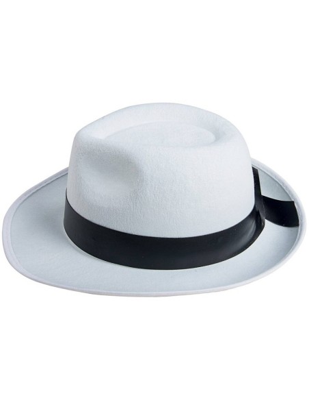 Chapeau borsalino feutre blanc