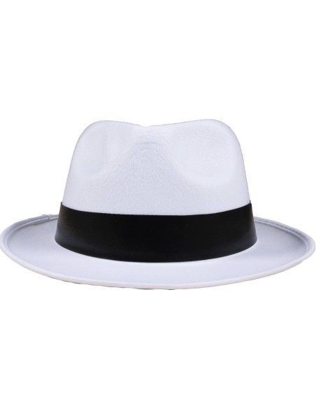 Chapeau borsalino feutre blanc