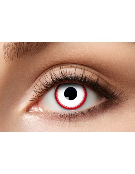 Lentilles cercle rouge Saw
