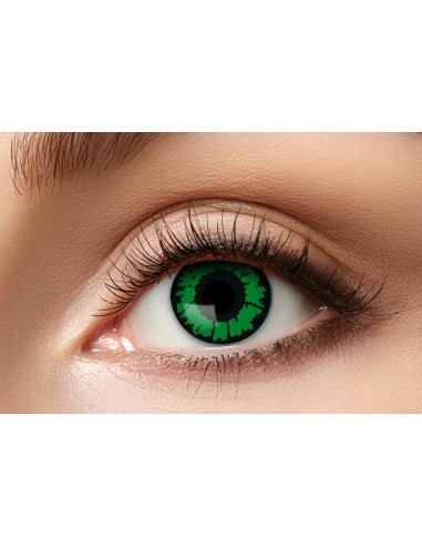 Lentilles reptile vertes