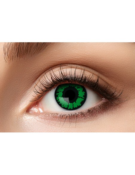 Lentilles reptile vertes