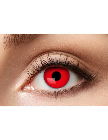 Lentilles démon rouge