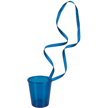 6 verres shooter EVG bleu