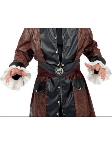 Ceinture pirate avec tête de mort