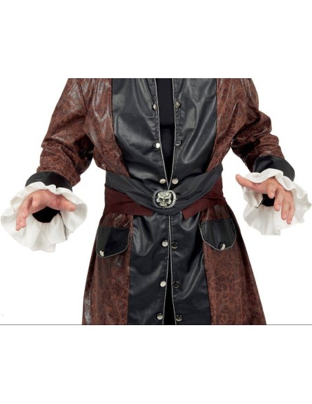 Ceinture pirate avec tête de mort