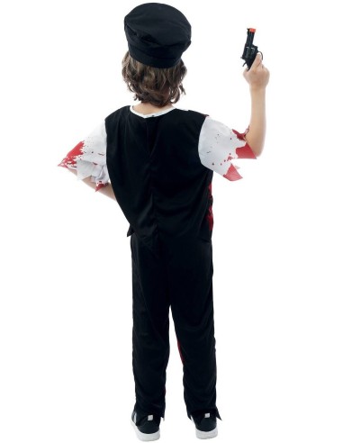 Déguisement policier zombie enfant