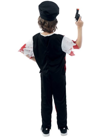 Déguisement policier ensanglanté