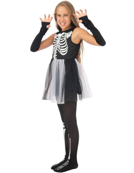 Déguisement squelette fille