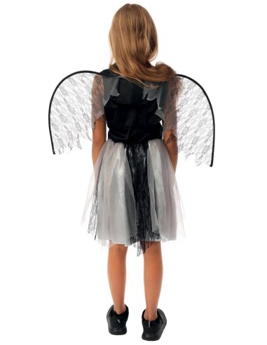 Déguisement ange Halloween enfant avec robe et ailes