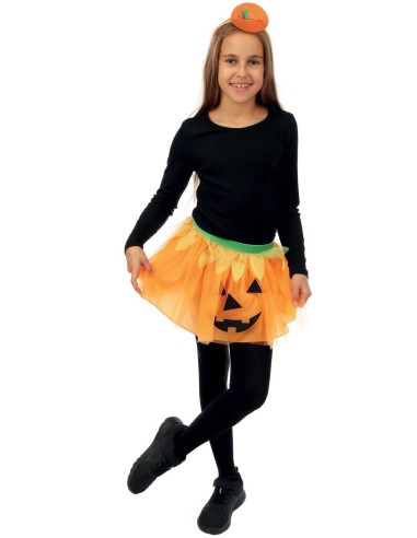 Set accessoires citrouille enfant