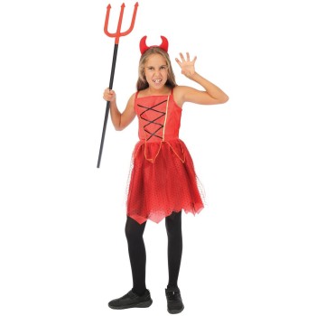 Déguisement diablesse rouge fille