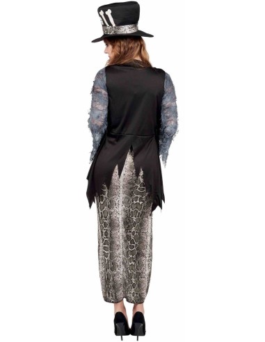 Déguisement de squelette vaudou femme location