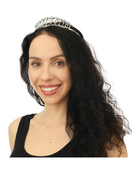 Diadème princesse métal argent