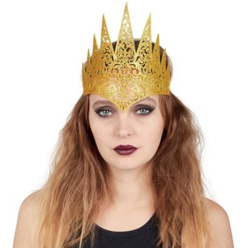 Couronne dorée reine maléfique