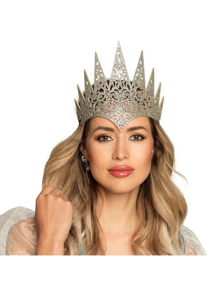 Couronne de reine argentée
