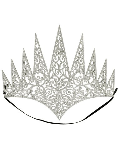 Couronne de reine argentée