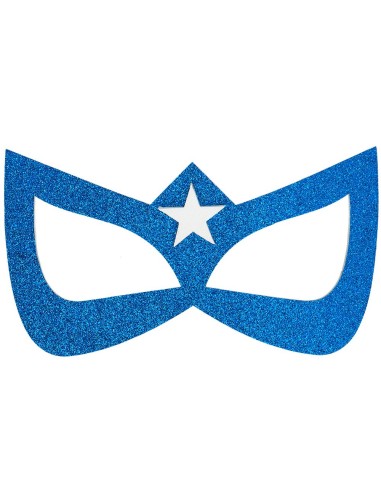 Loup super héroïne bleu