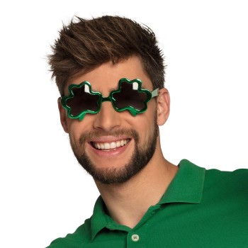 Lunettes trèfles verts