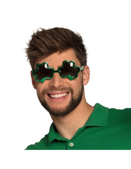 Lunettes trèfles verts