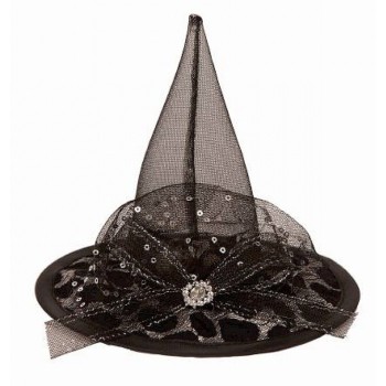 Mini chapeau de sorcière à LED