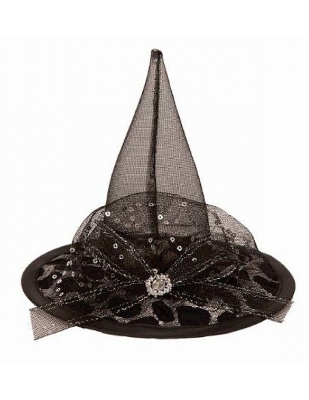 Mini chapeau de sorcière à LED