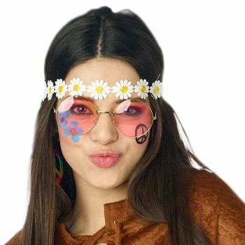 Bandeau à fleurs hippie