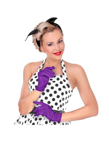 Paire de gants violets