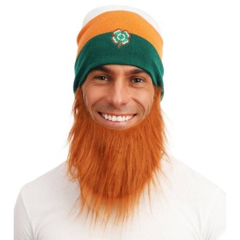 Bonnet avec barbe Saint Patrick