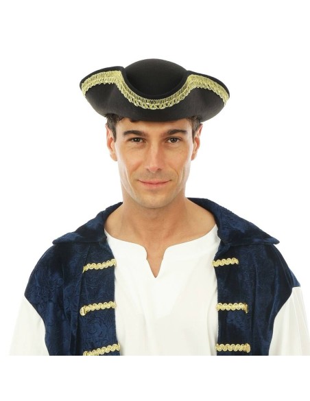 Chapeau tricorne noir