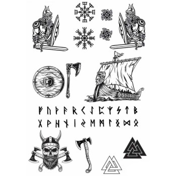 Plaquette tatouages viking