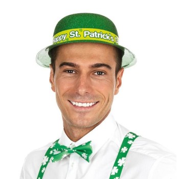 Chapeau melon vert Saint Patrick