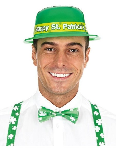 Chapeau melon vert Saint Patrick