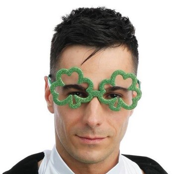 Lunettes trèfles verts