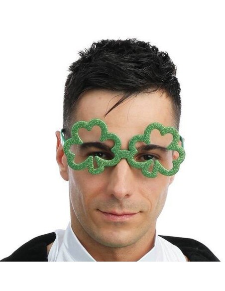 Lunettes trèfles verts