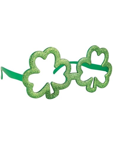 Lunettes trèfles verts