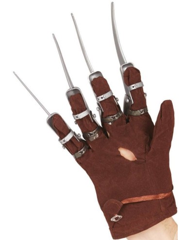 Gant main de Freddy avec griffes