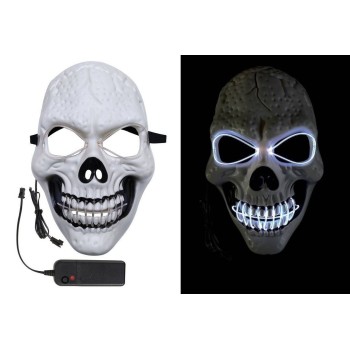 Masque squelette lumineux