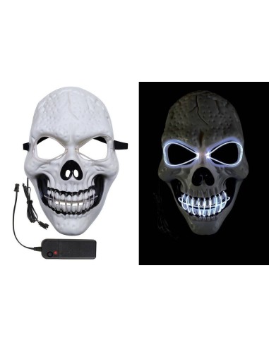 Masque squelette lumineux