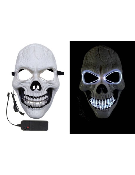 Masque squelette lumineux