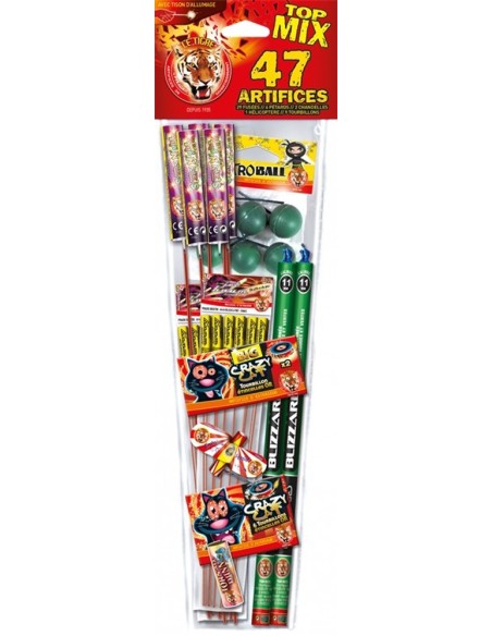 Pack 47 artifices Top Mix